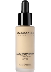 Stagecolor Cosmetics Liquid Foundation 2nd Skin Serum SPF 15 Natural Beige 27,5 ml Flüssige Foundation