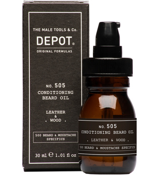 Depot No. 505 Conditioning Beard Oil 30 ml / Leather & Wood