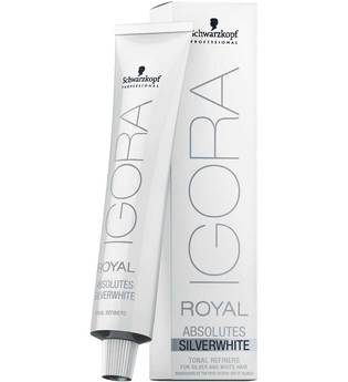 Schwarzkopf Professional Haarfarben Igora Royal Absolutes Silverwhite Tonal Refiners Schiefer Grau 60 ml