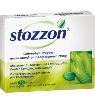 stozzon Chlorophyll-Dragees gegen Mund- und Körpergeruch