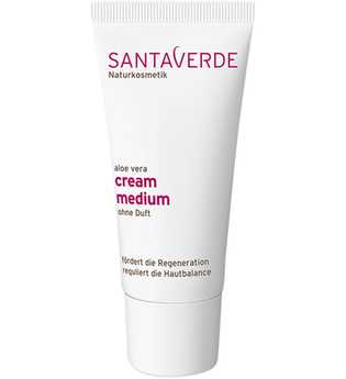 Santaverde Produkte Aloe Vera - Creme medium ohne Duft 30ml Gesichtscreme 30.0 ml