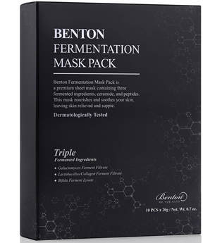 Benton Fermentation Mask Pack 10er - Set Tuchmaske 10.0 pieces