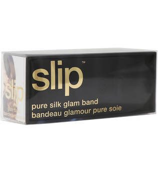 Slip - Glam Band Haarband Aus Maulbeerseide - Schwarz - one size