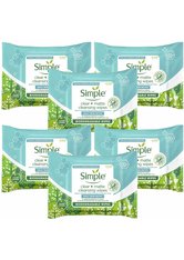 Simple Daily Skin Detox Matte & Clear Wipes For Oily Skin 6 x 20 wipes