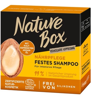 Nature Box Nährpflege Festes Shampoo mit Argan-Öl Haarshampoo