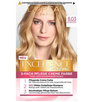 L'Oréal Paris Excellence Crème 8.03 Beigeblond Coloration 1 Stk. Haarfarbe