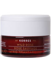 Korres natural products Wild Rose - Regenerierende Nachtcreme für strahlenden Teint und erste Falten