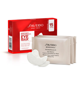 Aktion - Shiseido Benefiance Wrinkle Resist24 Pure Retinol Express Smoothing Eye Mask Set Augenpflegeset