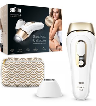 Braun IPL-Haarentferner Silk·Expert Pro 5 PL5137, 400.000 Lichtimpulse, für dauerhaft sichtbare Haarentfernung, für Körper und Gesicht