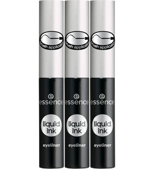 Essence Eyeliner »liquid ink eyeliner«, 3-tlg.