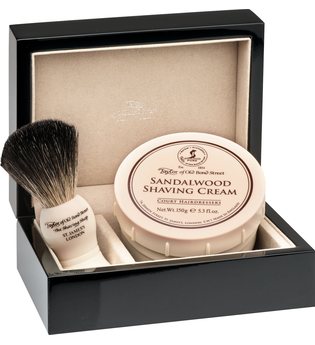 Taylor of Old Bond Street Sandalwood Lacquered Wooden Gift Box Pure Badger Rasierset