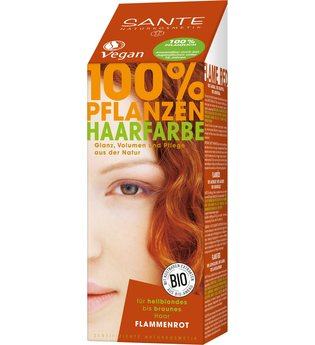 Sante Produkte Haarfarbe - Flammenrot 100g Pflanzenhaarfarbe 100.0 g