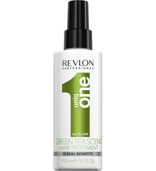 REVLON PROFESSIONAL Leave-in Pflege »Uniq One All in One Green Tea Scent Hair Treatment«, repariert volumengebend