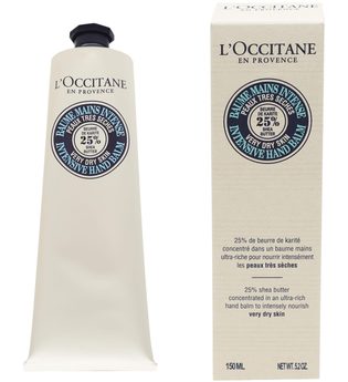 L'OCCITANE Handcreme »Karité Baume Mains Intense«, mit 25 % Sheabutter, weiß, 150 ml, weiß
