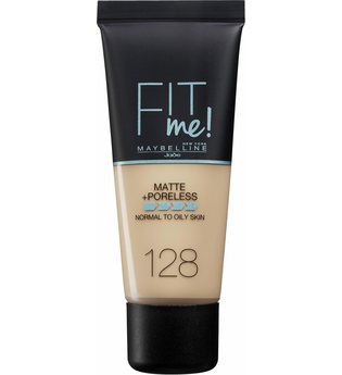 Maybelline Fit Me! Matte and Poreless Foundation 30 ml (verschiedene Farbtöne) - 128 Warm Nude