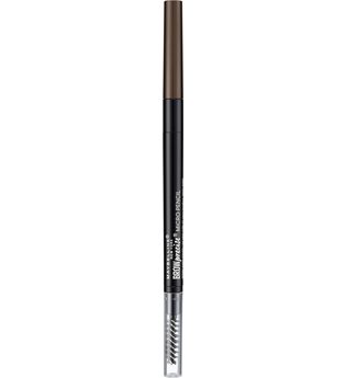 MAYBELLINE NEW YORK Augenbrauen-Stift »Eye Brow Precise Micro Pencil«, formgebende Bürstchen, braun, Deep Brown