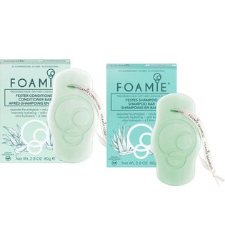 FOAMIE Haarpflege-Set »Foamie festes Shampoo Aloe& Foamie fester Conditioner Aloe«, 2-tlg.