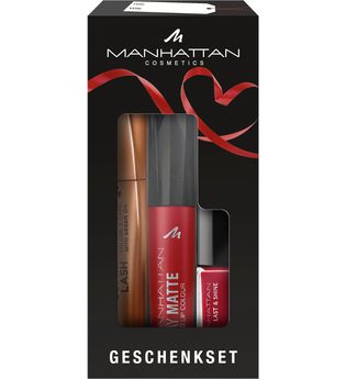 Manhattan Geschenkset Gesicht Make-up Set  Classic red