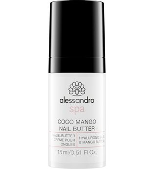 Alessandro Nagelpflege Spa Coco Mango Nail Butter Hyaluronic Acid &amp Mango Butter 15 g