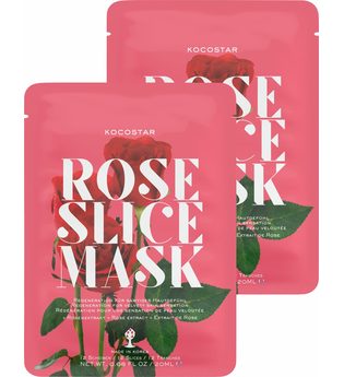 KOCOSTAR Gesichtsmasken-Set »Rose Slice Mask«, 2-tlg., regenierend