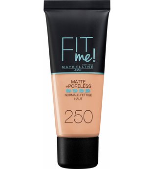 Maybelline Fit Me! Matte + Poreless Make-Up Nr. 250 Sun Beige Foundation 30ml Flüssige Foundation
