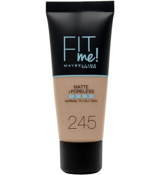 Maybelline Fit Me! Matte + Poreless Make-Up Nr. 245 Classic Beige Foundation 30ml Flüssige Foundation