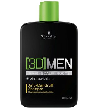 Schwarzkopf Professional Haarshampoo »[3D] Men Anti-Dandruff Shampoo«, 1-tlg., Anti-Schuppen