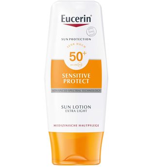 Eucerin Sensitive Protect Sun Lotion Extra Leicht LSF 50+ Sonnencreme 150.0 ml