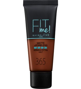 Maybelline Fit Me! Matte + Poreless Make-Up Nr. 365 Espresso Foundation 30ml Flüssige Foundation