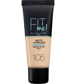 Maybelline Fit Me! Matte + Poreless Make-Up Nr. 105 Natural Ivory Foundation 30ml Flüssige Foundation
