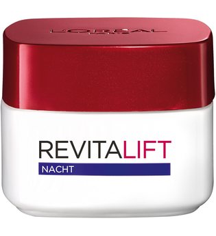 L'Oréal Paris Revitalift Nachtpflege, mit Pro-Elastin und Aprikosenkernöl Gesichtscreme 50 ml Nachtcreme