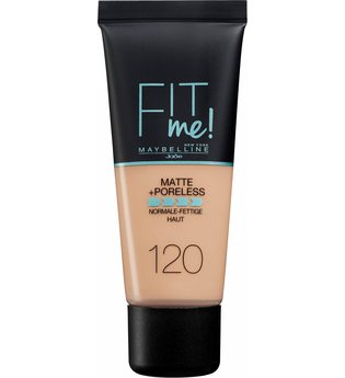 Maybelline Fit Me! Matte + Poreless Make-Up Nr. 120 Classic Ivory Foundation 30ml Flüssige Foundation