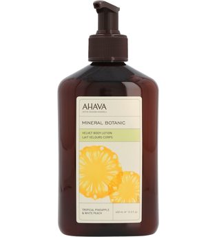Ahava Körperpflege Mineral Botanic Tropische Ananas & Weißer Pfirsich Body Lotion 400 ml