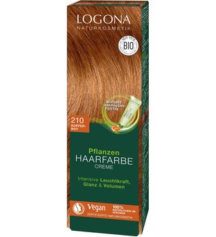 Logona Haarfarbe Haarfarbe Creme - 210 Kupfer-Rot 150ml Haarfarbe 150.0 ml