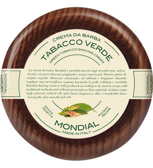 Mondial Antica Barberia Rasiercreme »Luxury Shaving Cream Wooden Bowl Tabacco Verde«