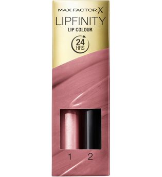Max Factor Lipfinity Lip Colour Lipstick 2-step Long Lasting 4g 01 Pearly Nude