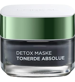 L'ORÉAL PARIS Gesichtsmaske »Tonerde Absolue Detox (black)«, mit Aktivkohle