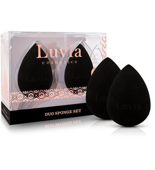 Luvia Cosmetics Make-up Schwamm »Make-up Blending Sponge Set-Black«, 2 tlg.