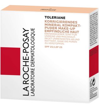 La Roche-Posay Toleriane Mineral Kompakt-Puder Make-up mit LSF 25 Beige Clair Nr. 11 + gratis La Roche Posay Toleriane Sensitive 15 ml 9 Gramm