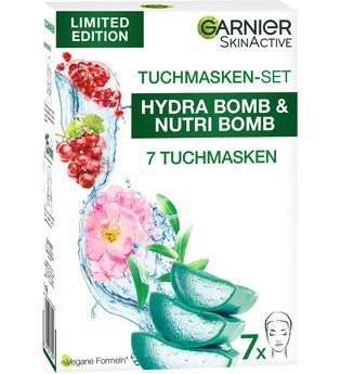 Garnier Skin Active Tuchmasken-Set Hydra Bomb & Nutri Bomb Gesichtspflegeset 1.0 pieces