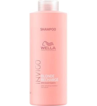 Wella Professionals INVIGO Blonde Recharge with Purple Pigments - Highlighted, Cool Blonde or Silver Hair Shampoo 1000.0 ml
