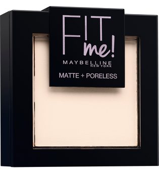 Maybelline New York Fit Me Matte & Poreless Puder 100 Warm Ivory