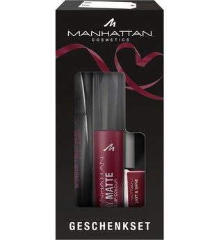 Manhattan Geschenkset Gesicht Make-up Set  Burgundy Red