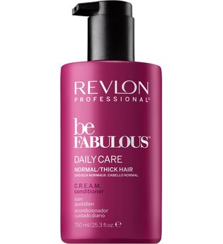 REVLON PROFESSIONAL Haarspülung »Be Fabulous Daily Care Normal/Thick Hair Cream Conditioner«, aufbauend, 750 ml