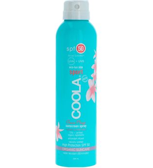 COOLA Sonnenschutzspray »Sport Continuous Spray SPF50 Guava Mango«, blau, 236 ml, blau