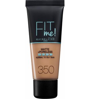 Maybelline Fit Me! Matte and Poreless Foundation 30 ml (verschiedene Farbtöne) - 350 Caramel