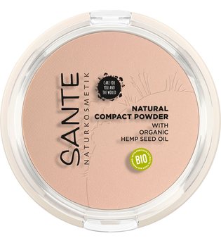 Sante Natural Compact Powder 01 Cool Ivory Puder 9g Kompaktpuder