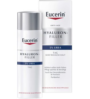 Eucerin Hyaluron-Filler Urea Tagespflege Creme + gratis Eucerin UreaRepair PLUS Lotion 10% (150 ml) 50 Milliliter