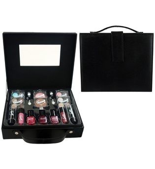 GLOSS! Make-up Set, 27-teilig mit u.a. Lippenstift, Rouge, Lidschatten und Nagellack