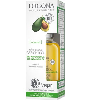 Logona Bio-Avocado & Bio-Inca Inchi Öl Vitalisierend Gesichtsöl 30 ml